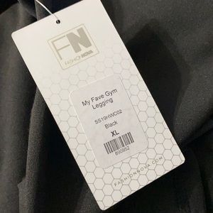 Black Mesh Activewear Leggings